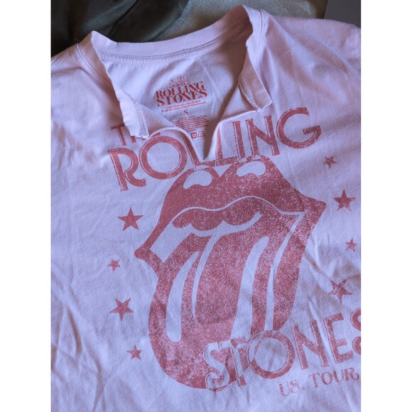 Rolling Stones pink t shirt size small - Picture 2 of 6